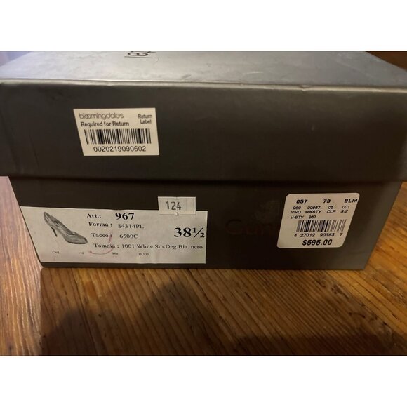 Gunmetal Designer Women's Patent Leather Heels - Size 38.5 EUR | 8.5 US New - Picture 4 of 4